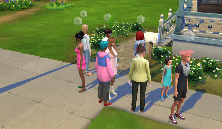 所以舞會前歐娜出去玩了~