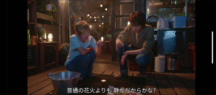 可能是因為比起其他煙火 顯得比較安靜吧