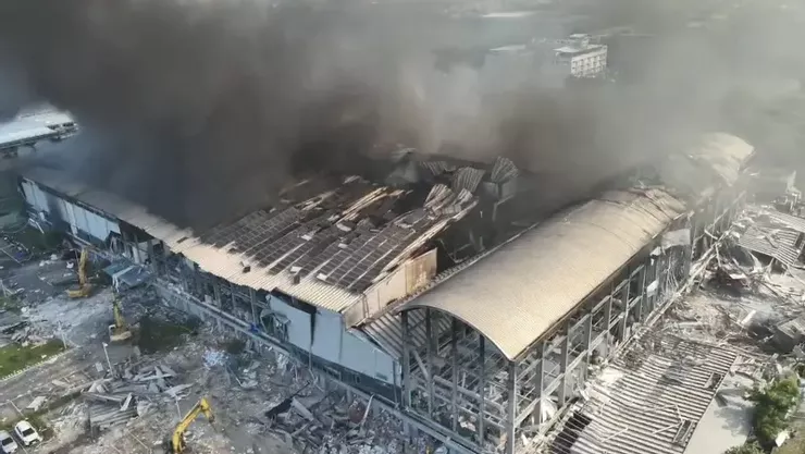 屏東明揚工廠大火百人傷亡